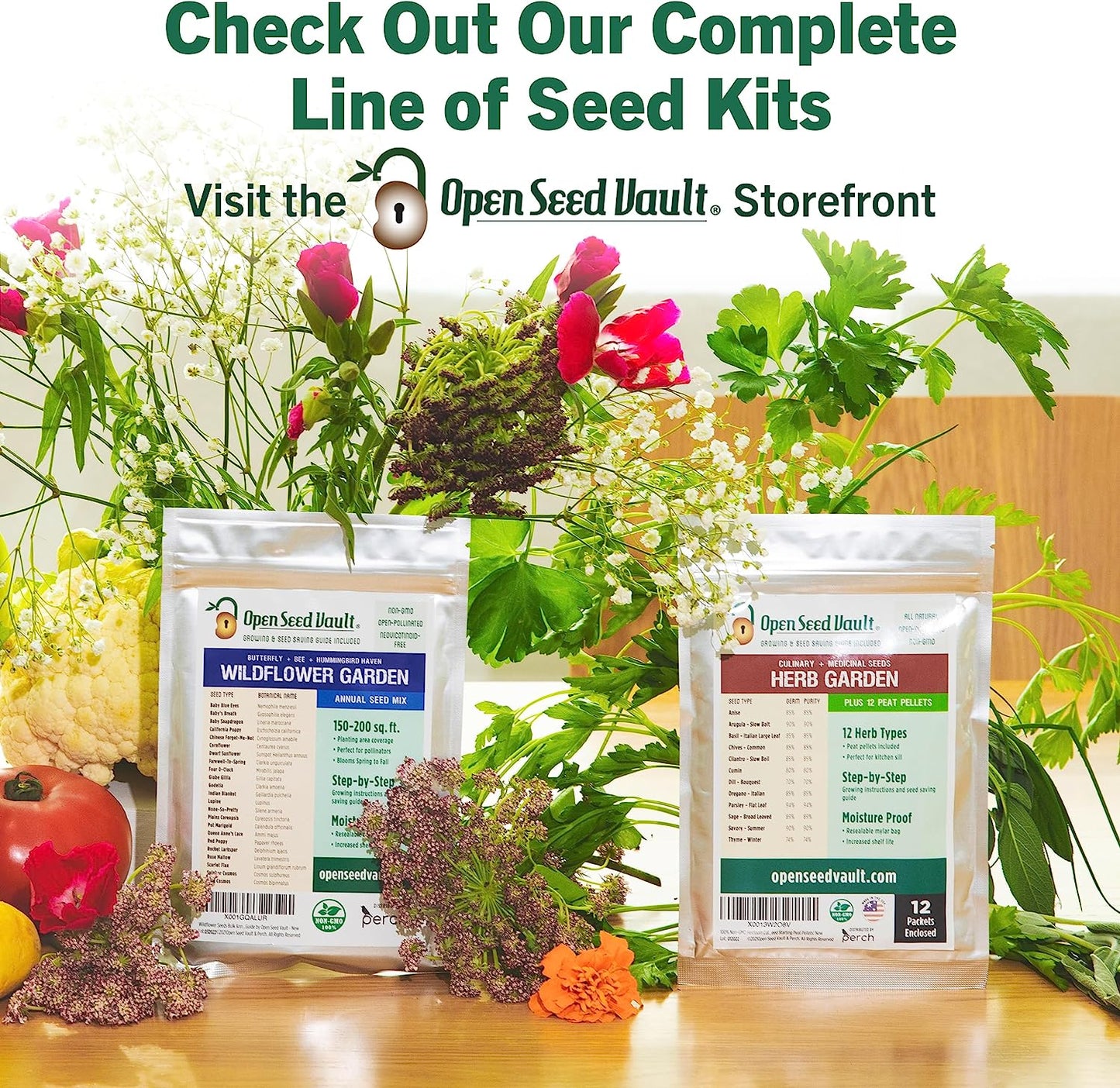 15,000 Heirloom Seeds Non-Gmo for Planting Vegetables & Fruits (18 Variety Pack) - Gardening Starter Kit Seeds, Survival Gear Food, Gardening Gifts, Emergency Supplies