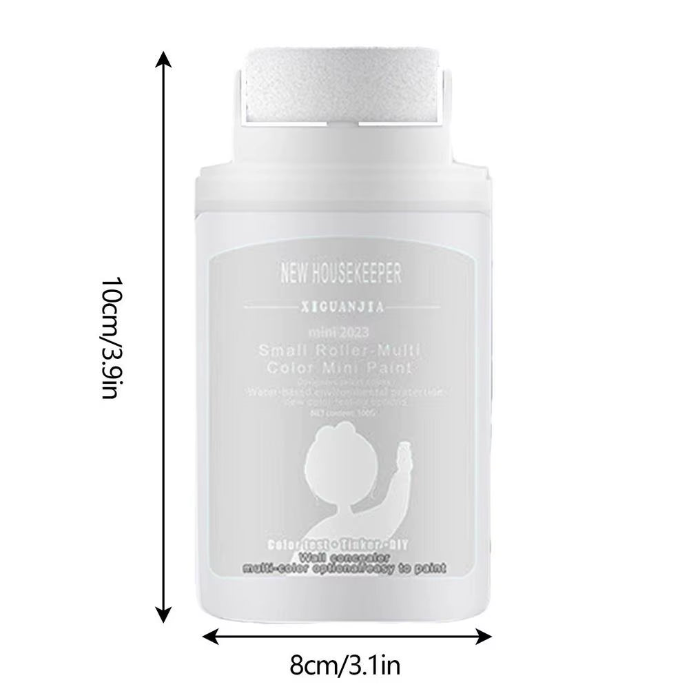 WallFix™ Mini Rolling Paint Brush – DIY Wall Repair Tool for Quick Mark & Graffiti Coverage