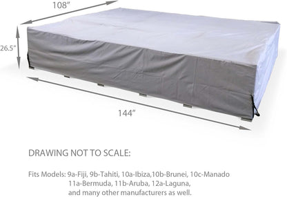 Urbanfurnishing Furniture-Cover-L Outdoor Patio Furniture Cover