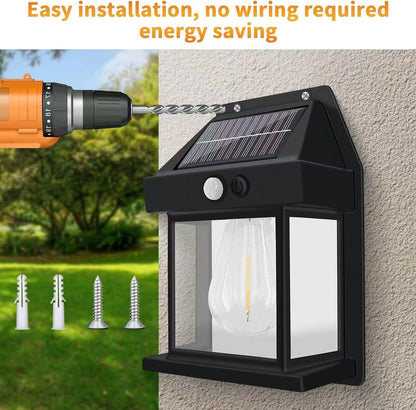 SolarGuard™ Motion Sensor Wall Light – Weatherproof LED Security for Any Outdoor Space