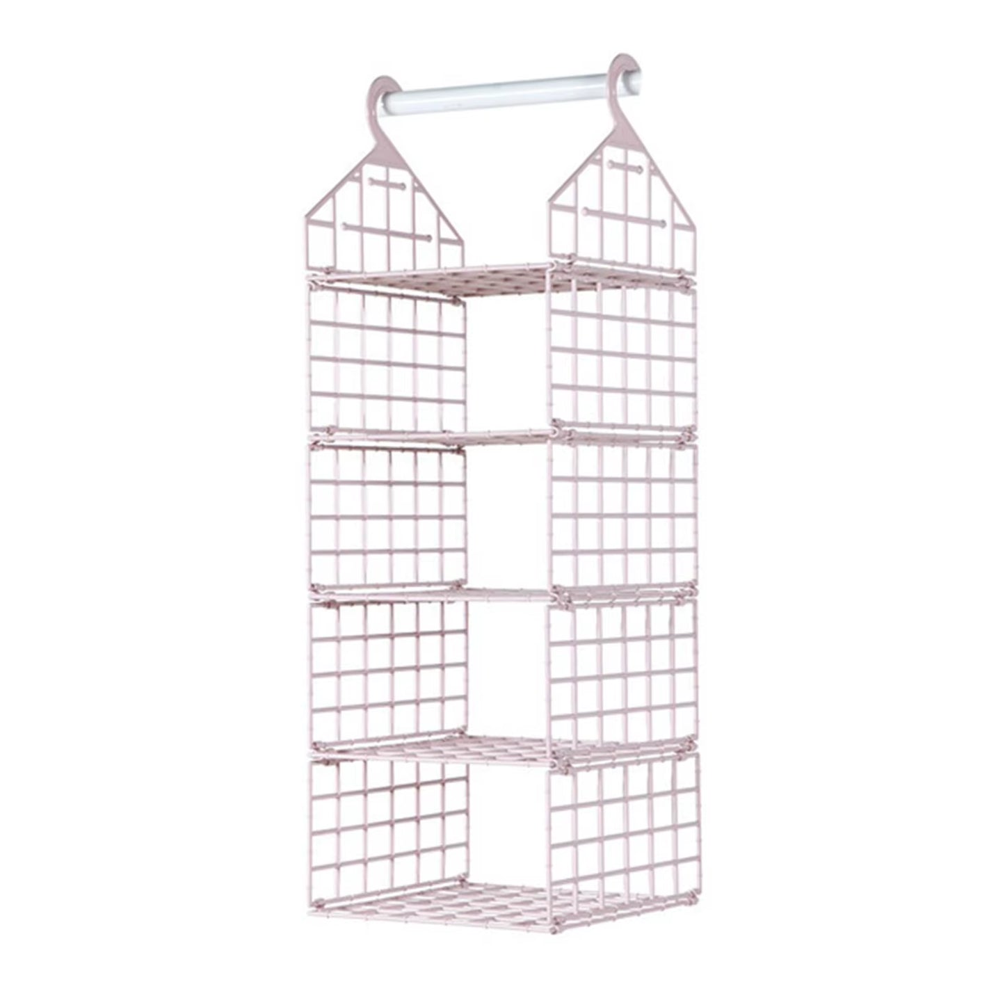 ClosetMax™ Foldable Hanging Organizer – Multi-Tier Space Saver for Pajamas, Coats, Sweaters & More