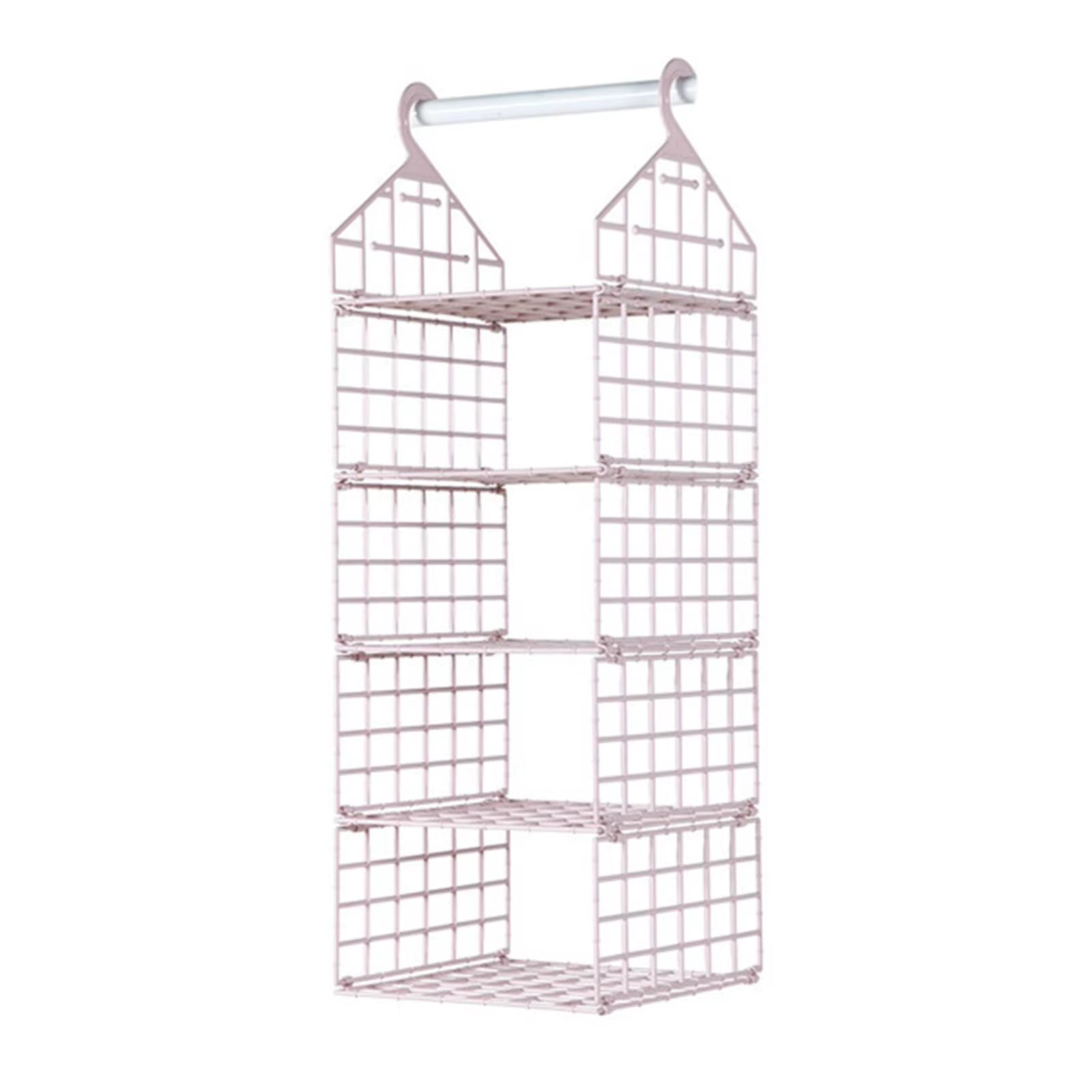 ClosetMax™ Foldable Hanging Organizer – Multi-Tier Space Saver for Pajamas, Coats, Sweaters & More