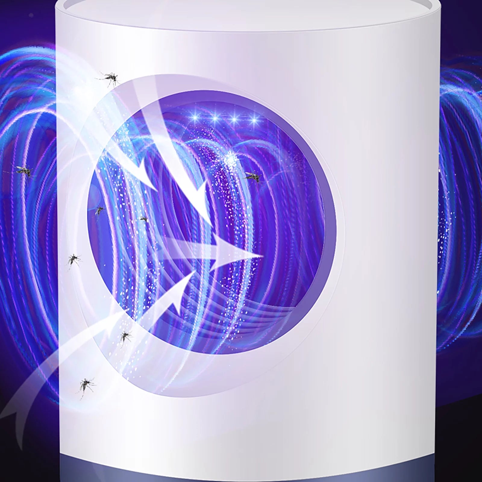 Verpetridure™ SilentZap Pro – Electric Mosquito Killer Lamp with Suction Trap for Indoor & Outdoor Protection